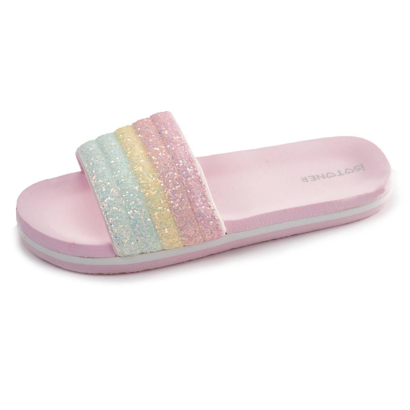 Mules claquettes ultra confortables, faciles à enfiler multico