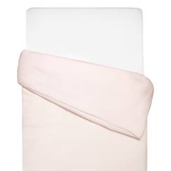 Linge de maison et décoration-Housse de couette réversible gaze de coton & nid d'abeille