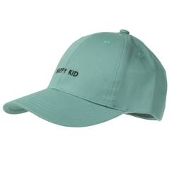 -Casquettes 100% coton, ajustable, message brodé happy kid