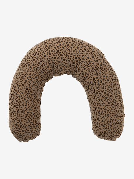 Envie De Fraise - Coussin d’allaitement gaze de coton Léopard beige