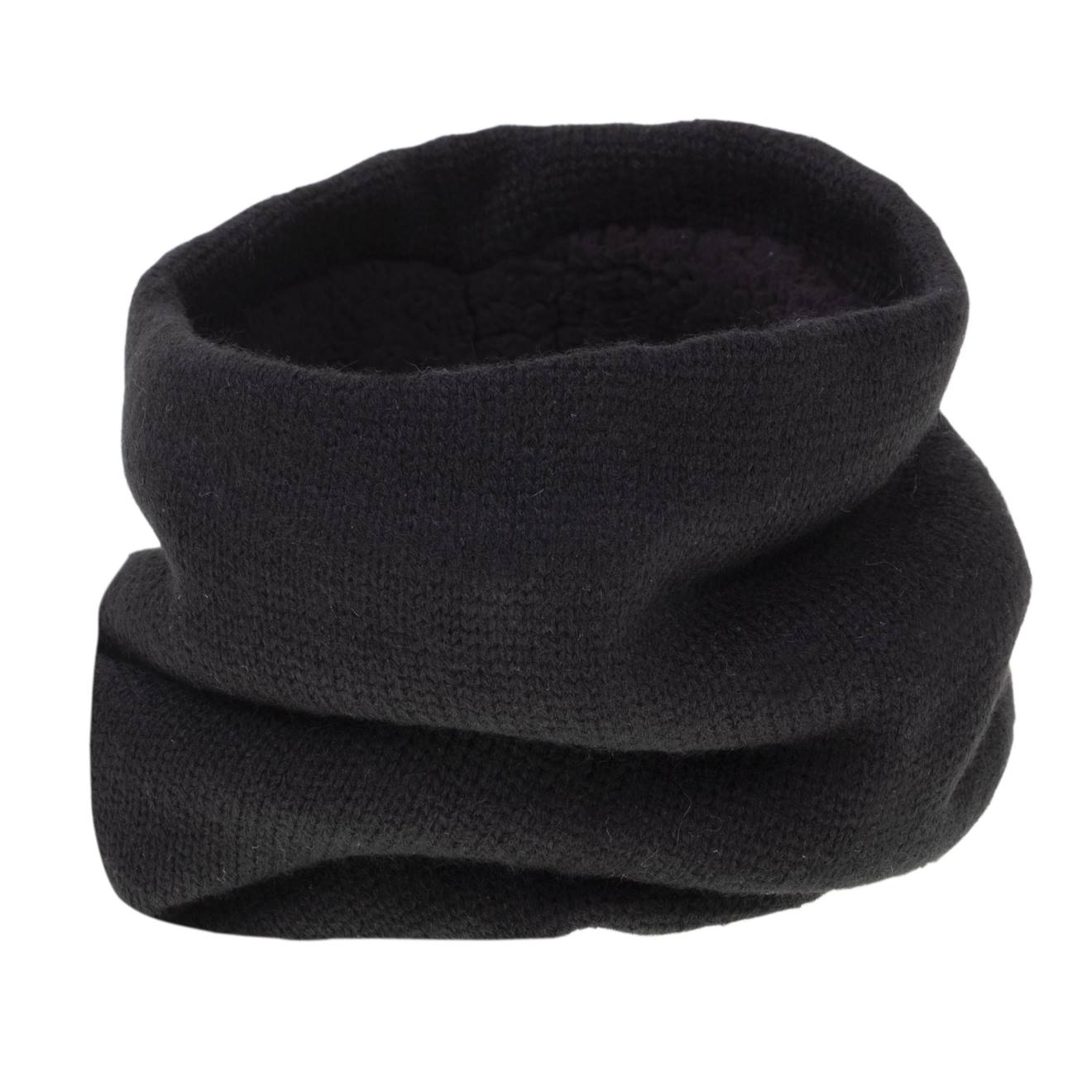 Tour De Cou Chaud, Doublé Imitation Fourrure Noir