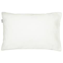 Linge de maison et décoration-Taie d'oreiller unie en coton nid d'abeille