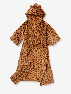 -Plaid à manches et capuche Léopard