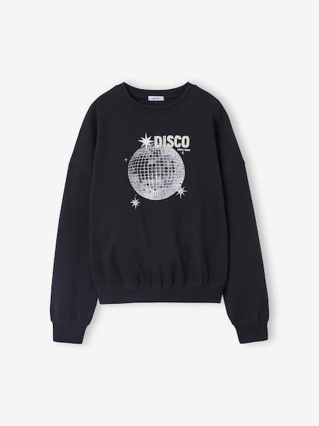 Sweat fille motif DISCO  - vertbaudet enfant