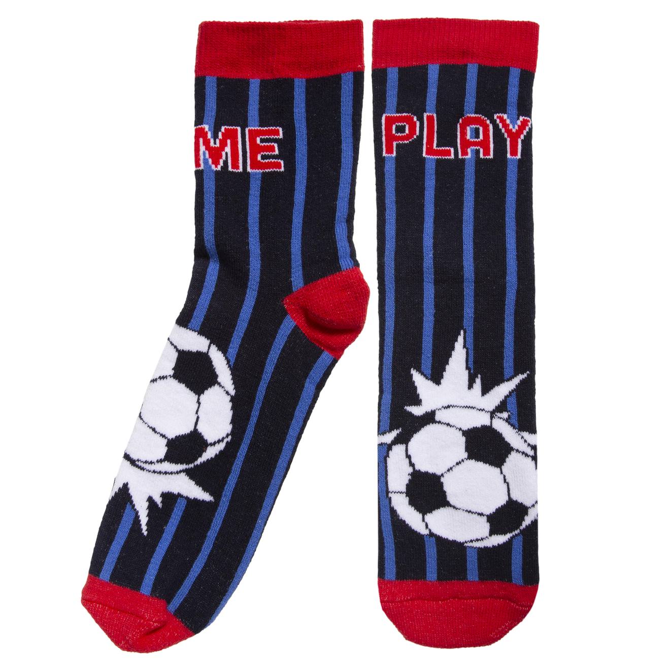 Chaussettes Antidérapantes Enfant Foot 5/8 Ans Rayures