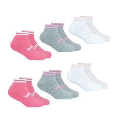 Lot de 6 paires de chaussettes basses fille essentiel  - vertbaudet enfant