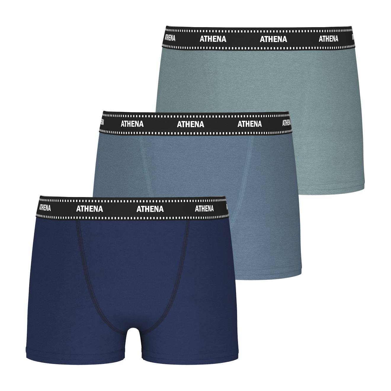 Lot De 3 Boxers My Petit Prix Bleu, Vert