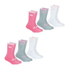 -Lot de 6 paires de chaussettes mi-hautes fille essentiel wilson