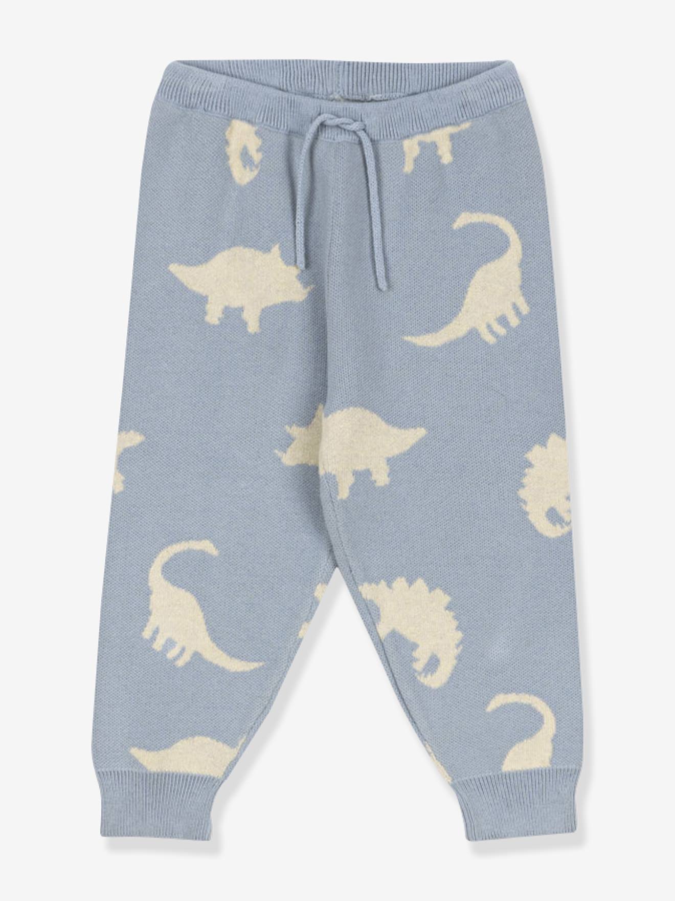 Pantalon motifs dinosaures gris Pantalon motifs dinosaures gris