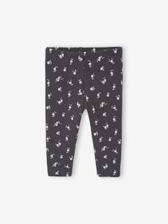 Bébé-Pantalon, jean-Legging bébé léopard en maille côtelée