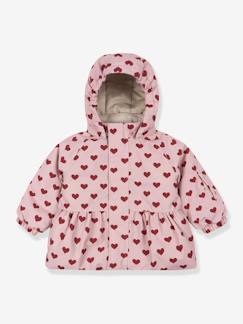 -Veste coupe-vent imperméable motifs coeurs Mismou