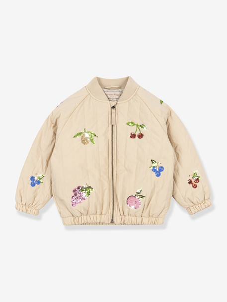Fille-Manteau, veste-Blouson matelassé motifs en sequins Juno Konges Sløjd