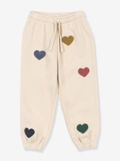 Bébé-Pantalon, jean-Pantalon jogging en molleton motifs coeurs