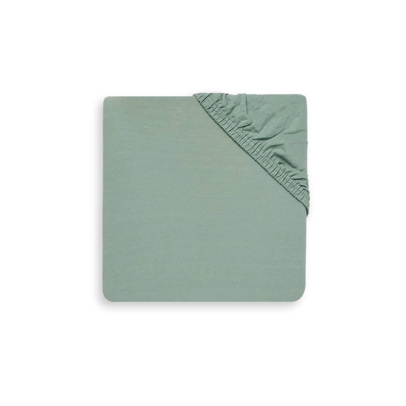 Drap Housse Jersey En Coton Vert Poudré