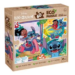 Jouet-Eco-puzzle 60 pcs double face stitch