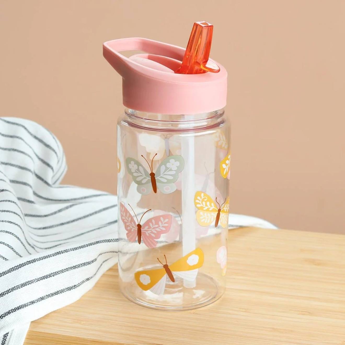 Gourde Enfant Ergonomique 450 Ml Rose (A Little Lovely Company) - Image 1