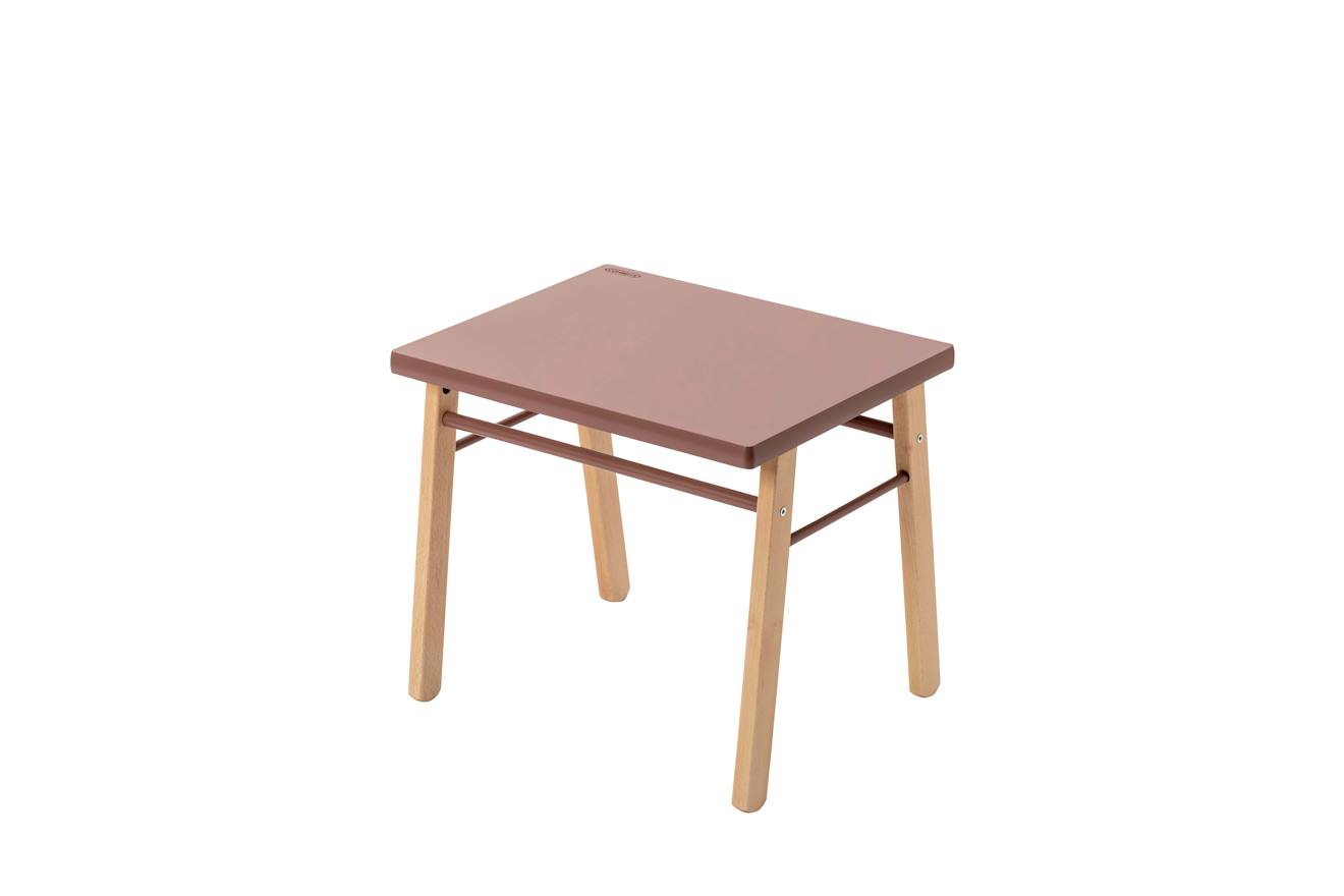 Bureau Enfant Gabriel En Bois Bicolore Vieux Rose