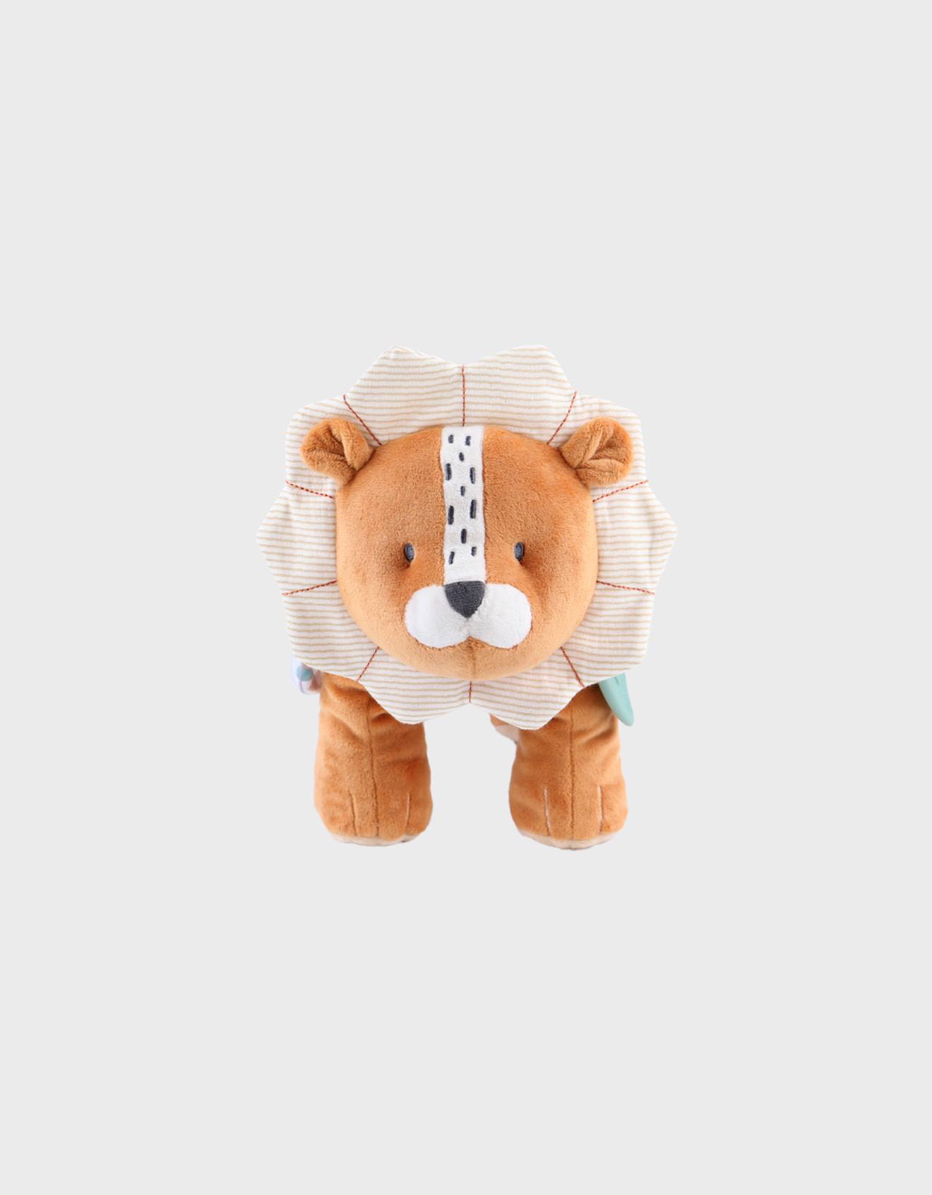 Peluche D'activités Babou En Veloudoux Et Mousseline Orange