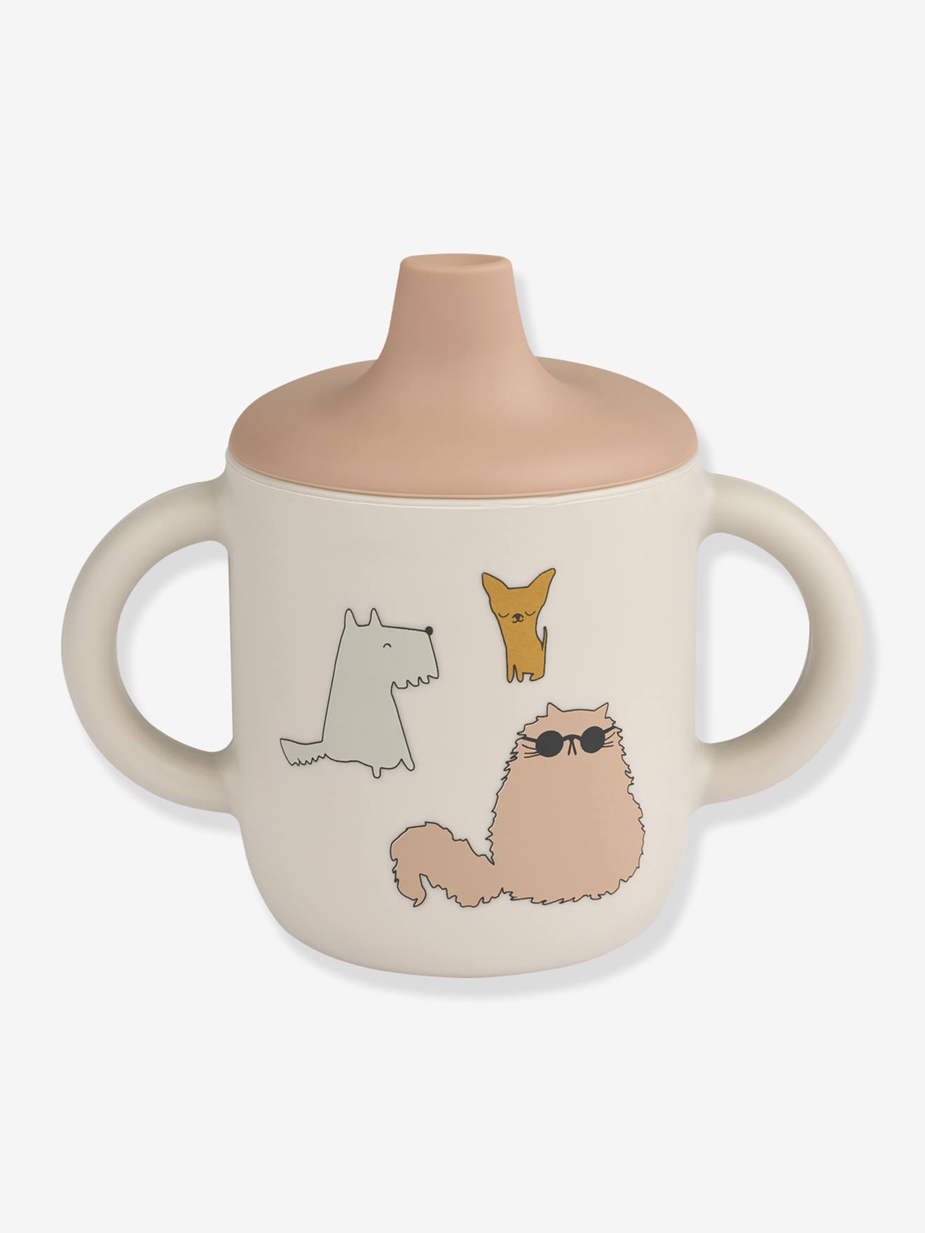 Tasse d'apprentissage Neil - rose pâle