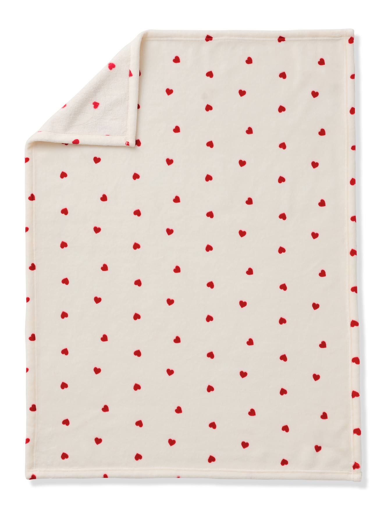 Plaid imprimé polaire personnalisable rouge imprimé (Vertbaudet) - Image 1