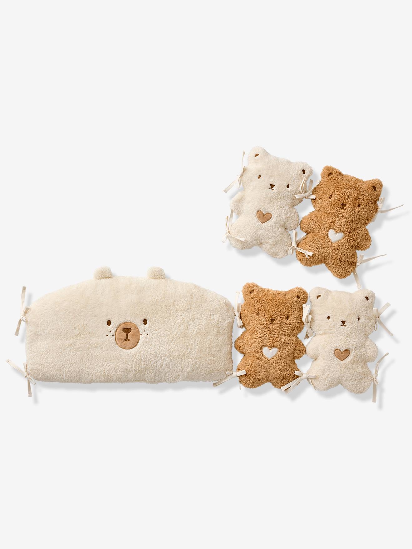 Tour de lit / Tour de parc coussins PETIT OURS vanille (Vertbaudet) - Image 2