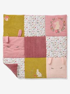 Linge de maison et décoration-Décoration-Tapis de sol / fond de parc patchwork LAPIN ENCHANTÉ