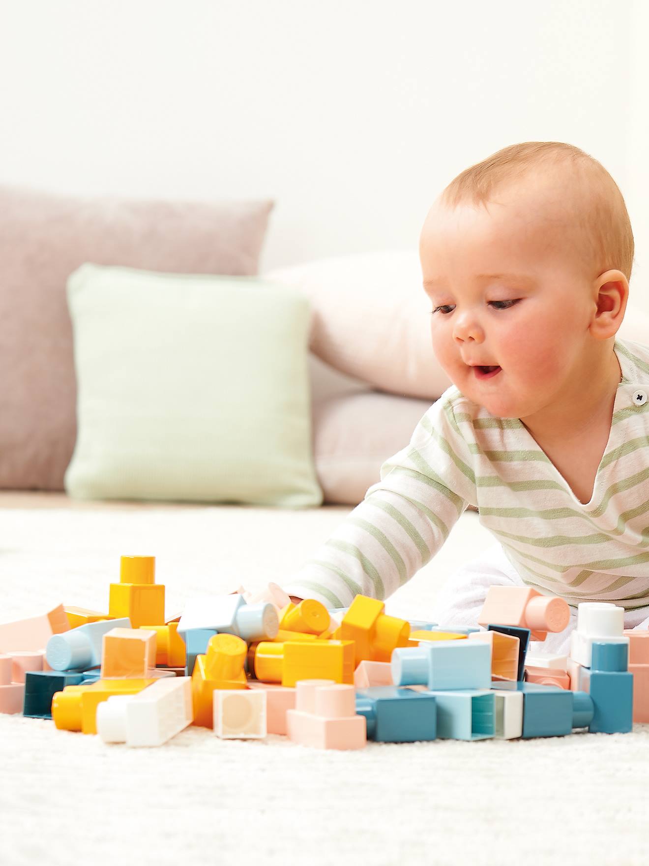 Abrick Sac demi-lune 60 pces multicolore