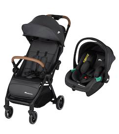 Duo poussette naissance citadine et siège auto sunlite duo  - vertbaudet enfant