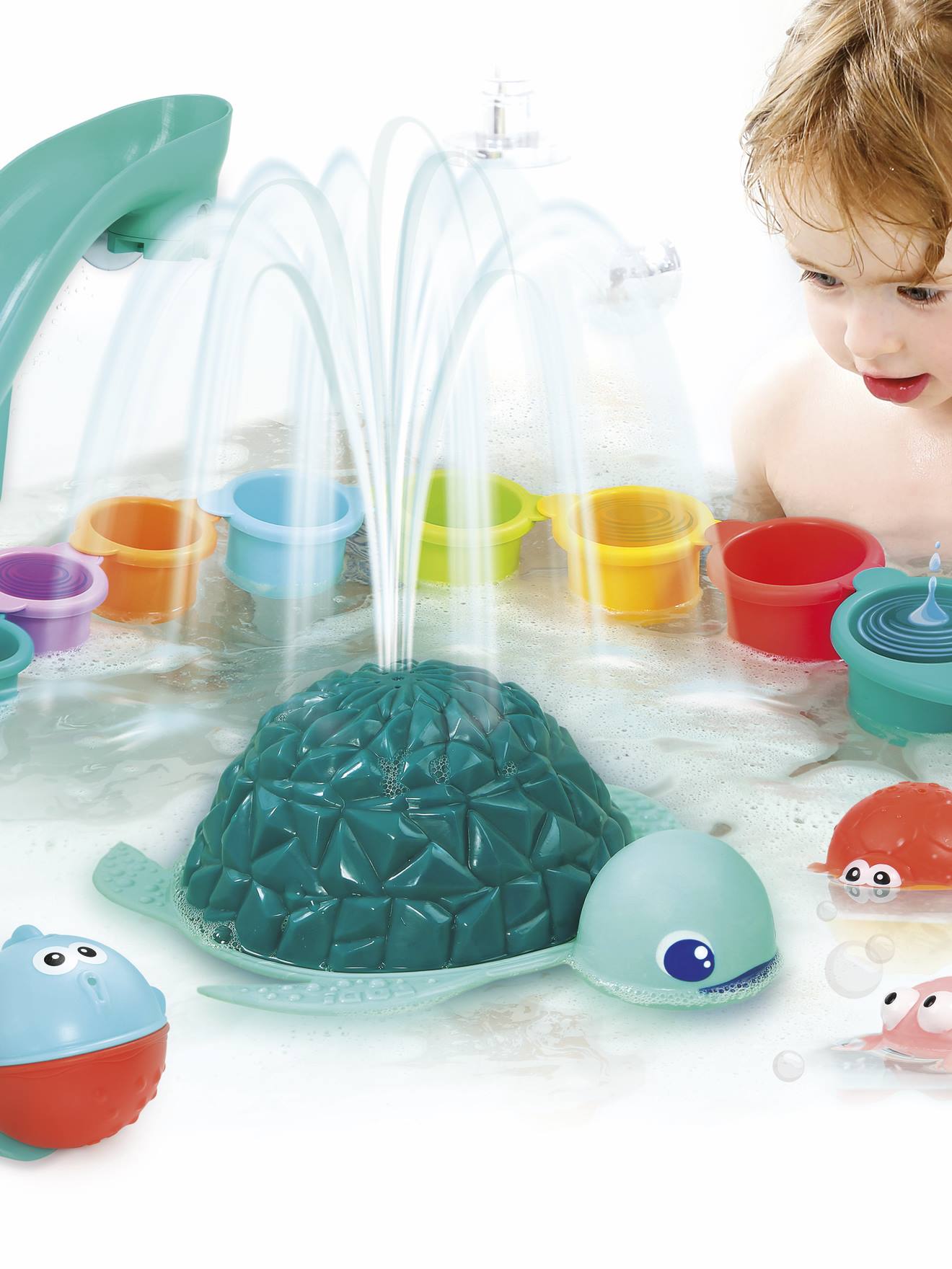 Coffret de bain multicolore