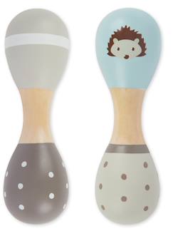 Jouet-Hochets en bois lot de 2 - motif faon