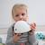 Veilleuse moby rechargeable bleue (12 cm) Blanc+Bleu, noir+Gris, blanc, noir 3 - vertbaudet enfant 