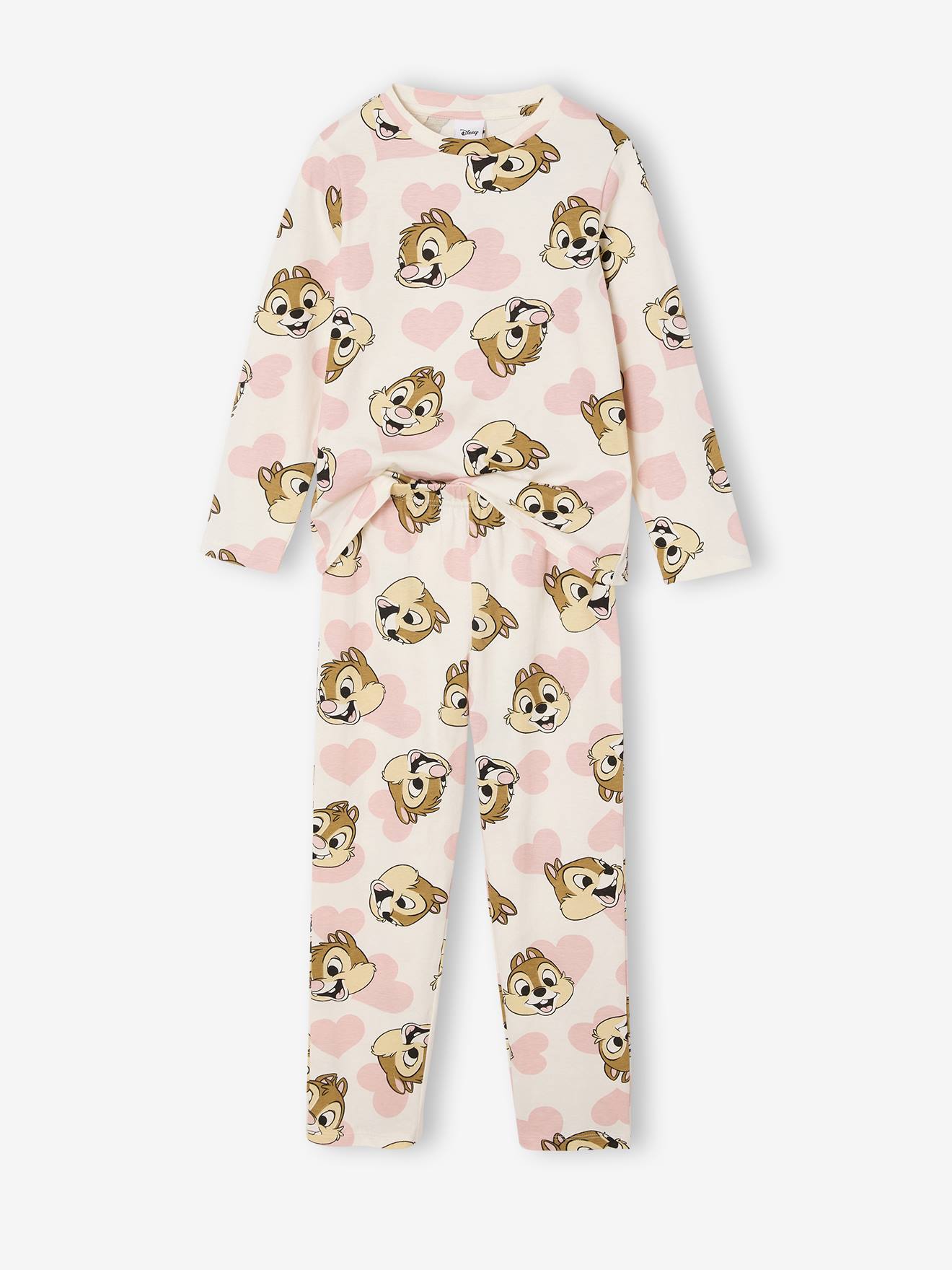 Pyjama fille Disney Tic & Tac écru