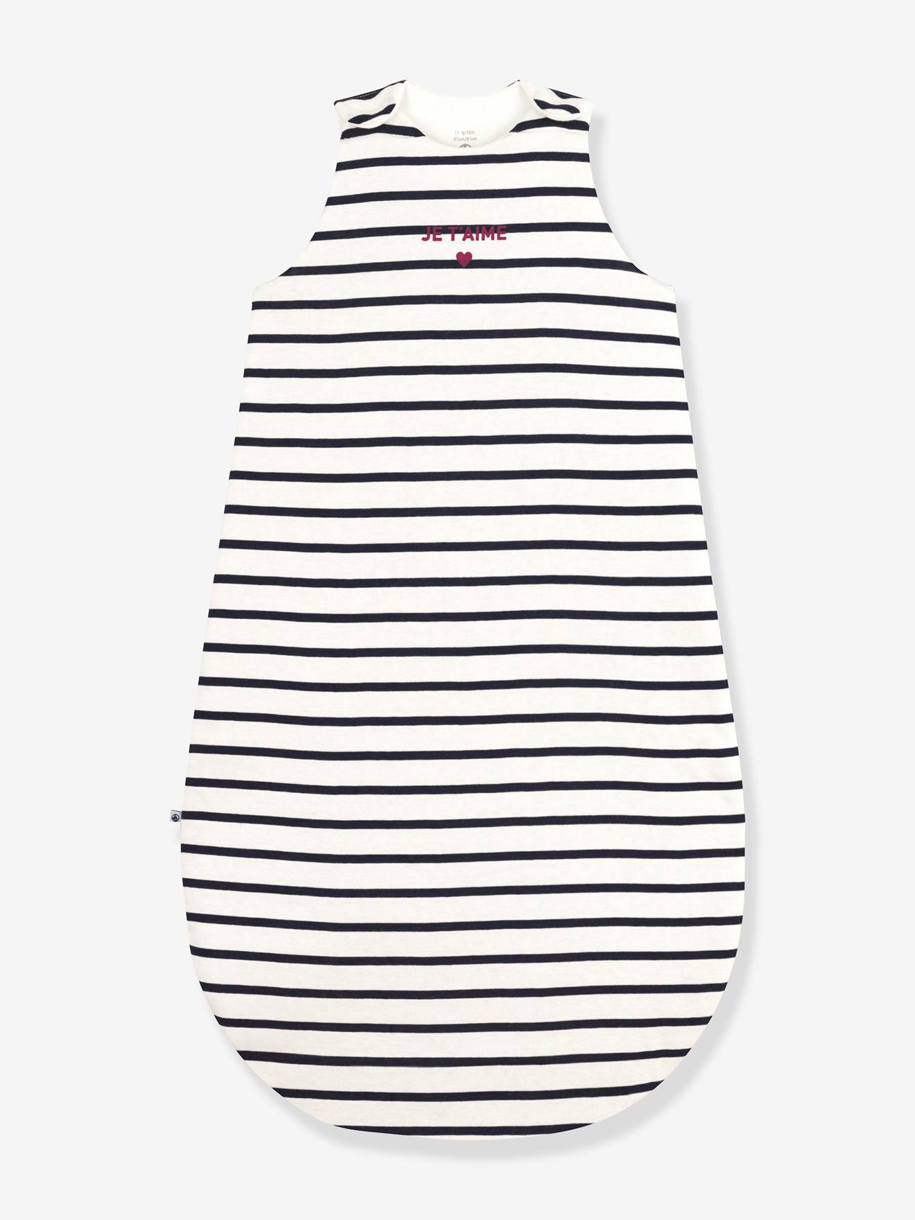 Gigoteuse bébé en coton marine (Petit Bateau) - Image 1