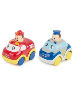 Jouet-Jeux d'imagination-Voiture de police jouet - push and go