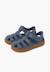 Sandales plastique semelle caramel Bleu+Ivoire 4 - vertbaudet enfant 