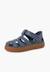 Sandales plastique semelle caramel Bleu+Ivoire 2 - vertbaudet enfant 