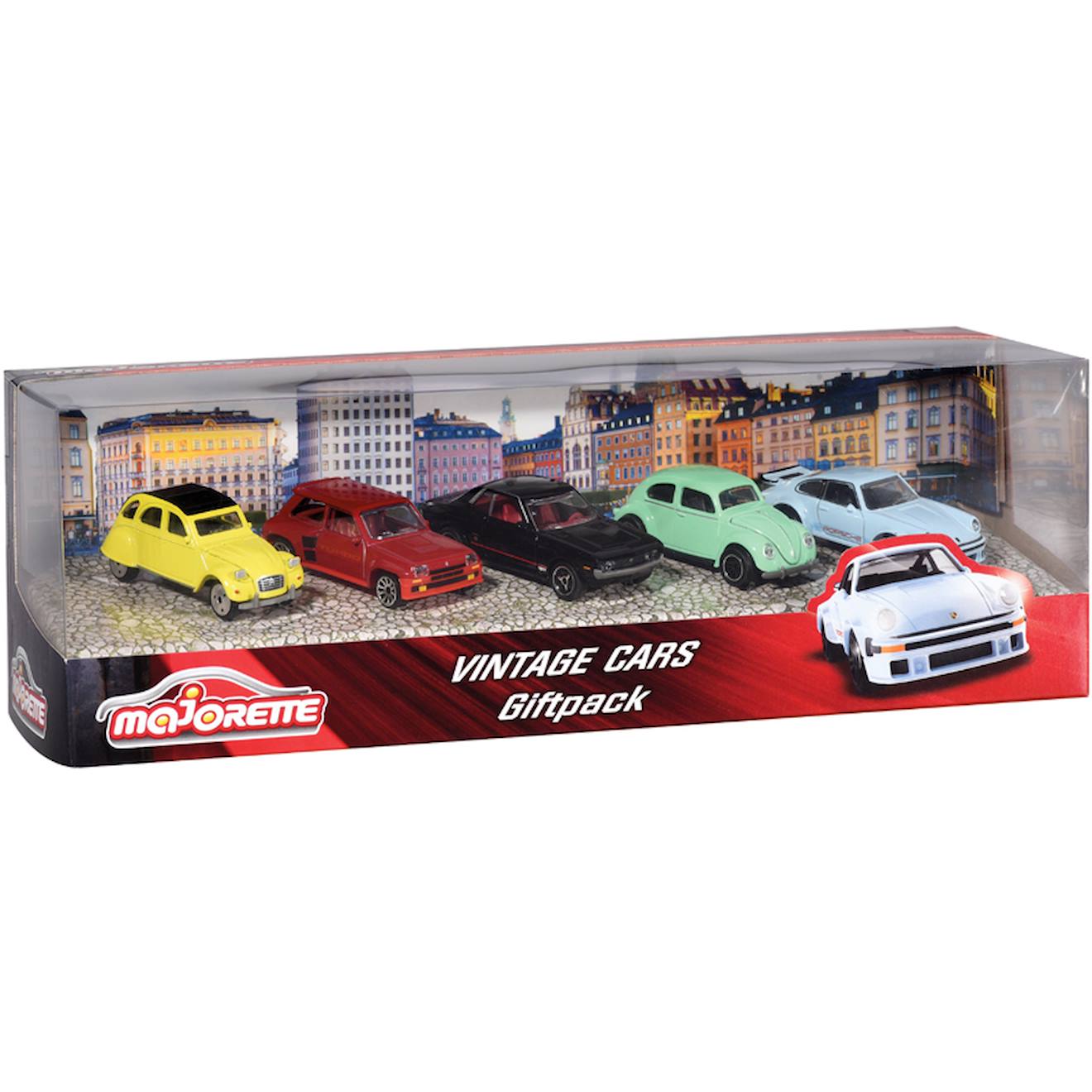 5 Véhicules À L'échelle 1/64ème Majorette Vintage Multicolore