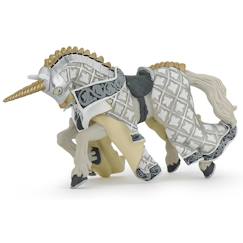 Jouet-Jeux d'imagination-Figurines, mini mondes, héros et animaux-Cheval de maître cimier licorne