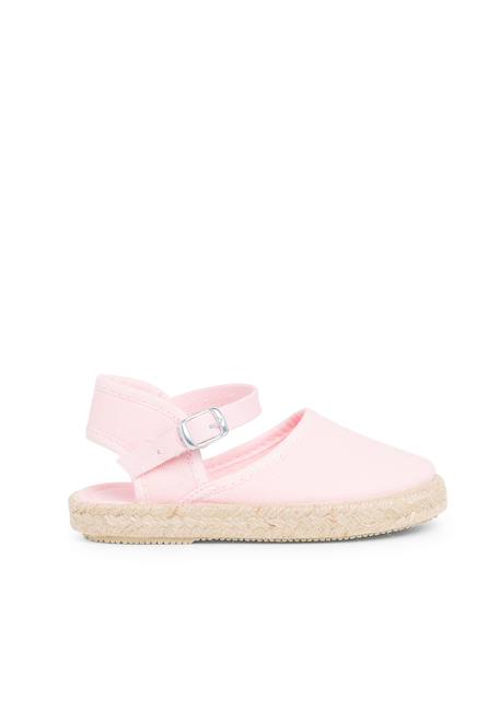 Espadrilles enfant avec fermeture à boucle Blanc+Rose+Rose pâle+Sable 7 - vertbaudet enfant 