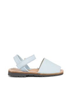 Chaussures-Chaussures fille 23-38-Sandales avarcas cuir nappa et à scratch pour enfant