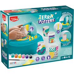 Jouet-Activités artistiques et musicales-Coffret de poterie Terra creativ