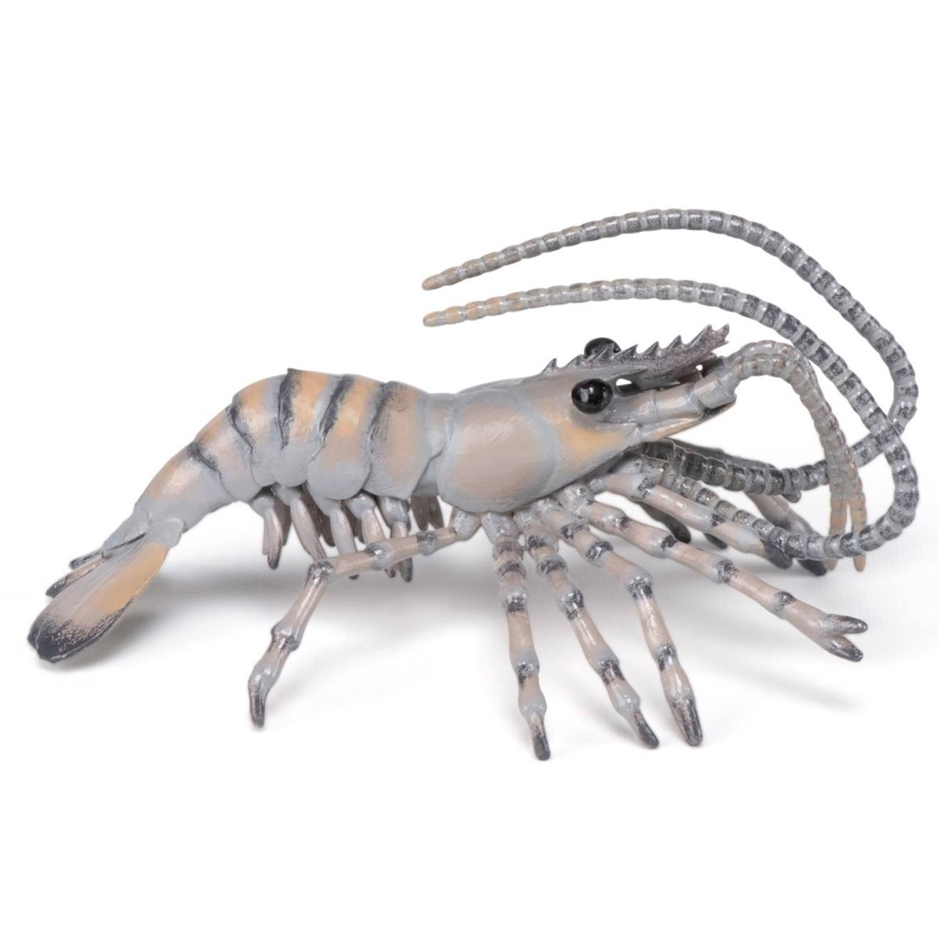 Figurine Crevette Gris