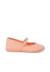 Babies à scratch fin en toile pour fille Blanc+Bleu azur+Bleu marine+Ciel clair+Corail+Écru+Fucsia+Jaune citron+Pêche+Rouge+Sable+Vert fougère 45 - vertbaudet enfant 