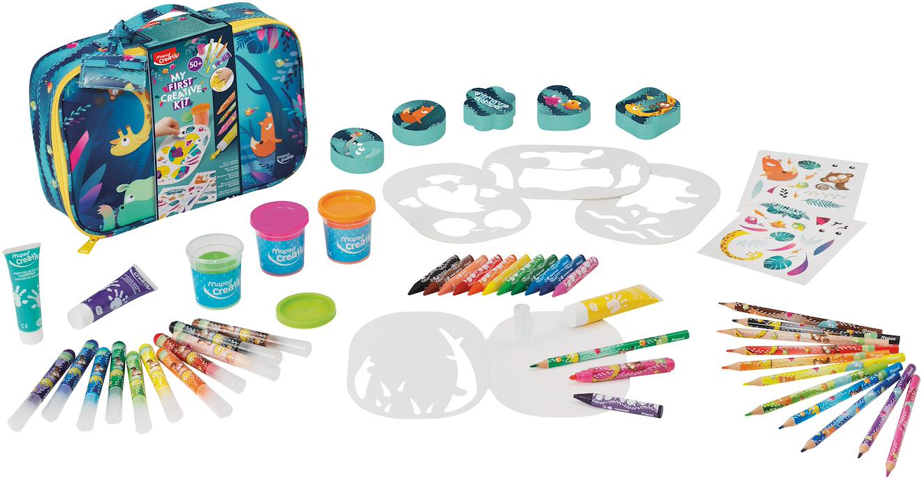 Valisette De Coloriage Jungle Multicolore