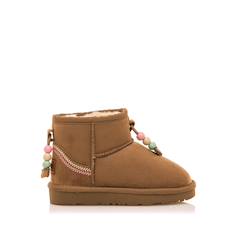 Chaussures-Chaussures fille 23-38-Bottines avec fausse fourrure