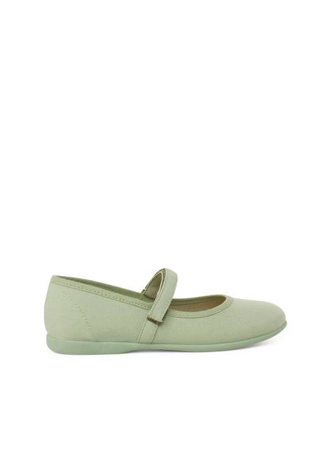 Babies à scratch fin en toile pour fille Blanc+Bleu azur+Bleu marine+Ciel clair+Corail+Écru+Fucsia+Jaune citron+Pêche+Rouge+Sable+Vert fougère 61 - vertbaudet enfant 