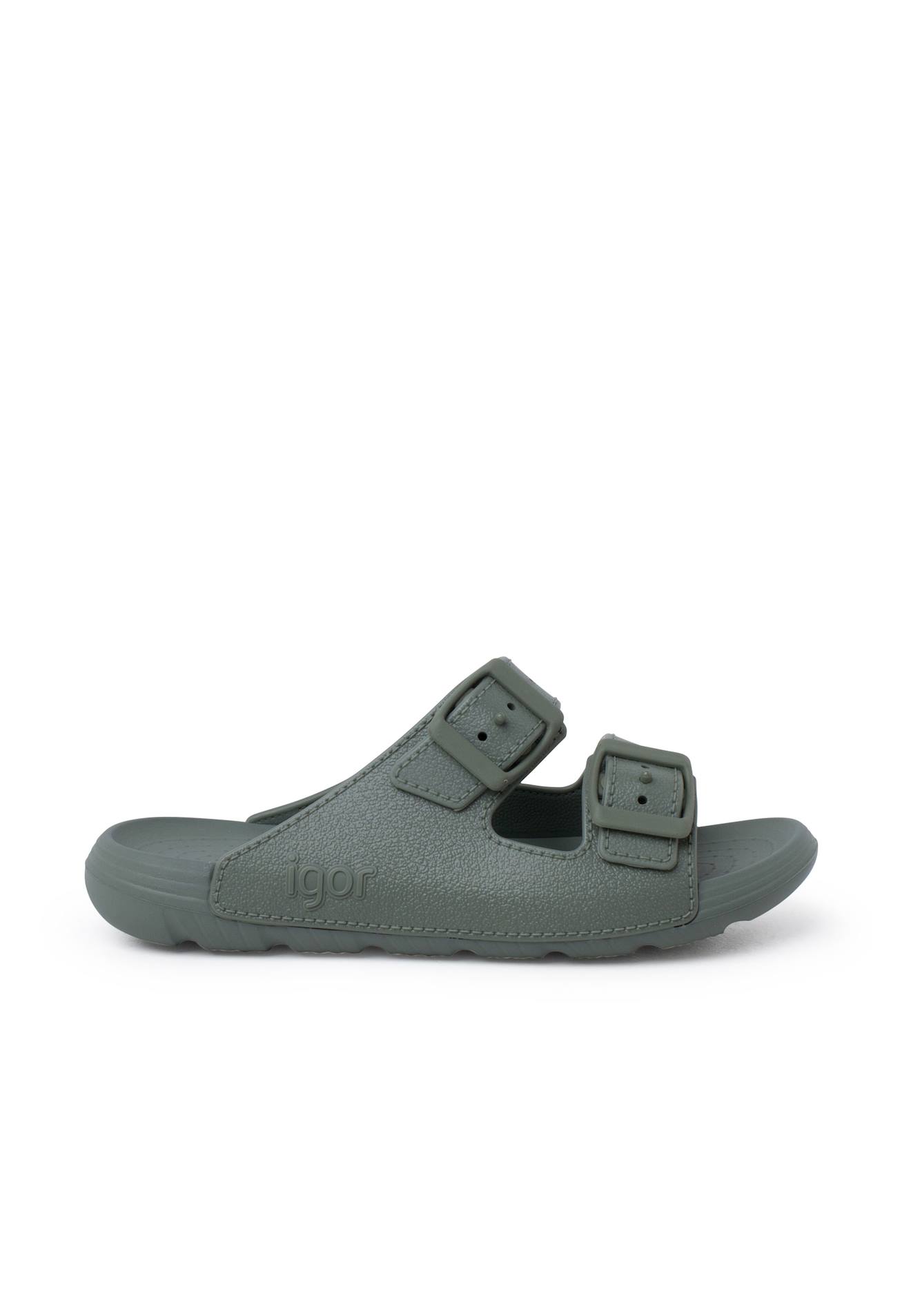 Tongs Double Boucle Semelle Eva Vert