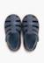 Sandales plastique semelle caramel Bleu+Ivoire 5 - vertbaudet enfant 