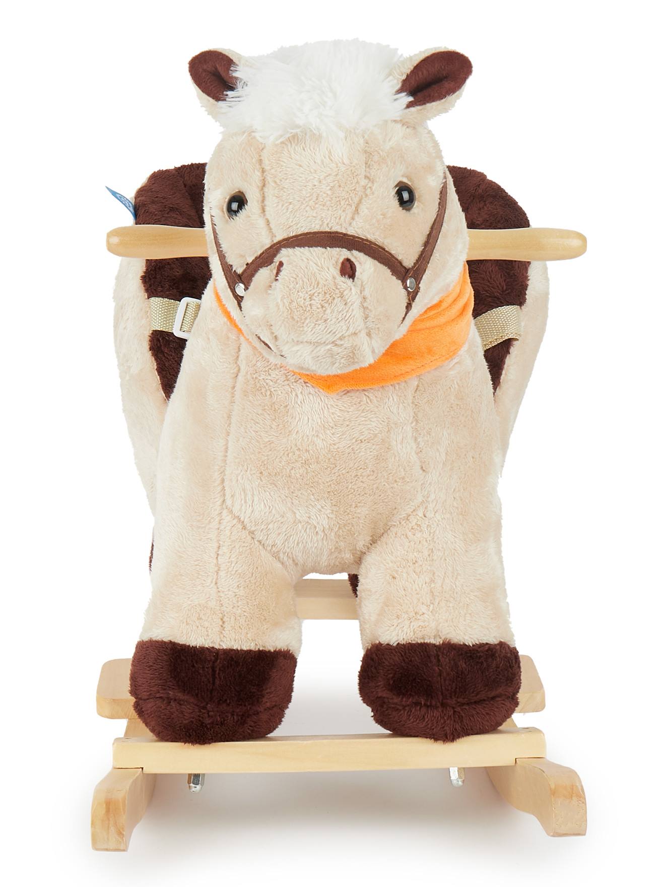 Peluche Girafe à Bascule Pour Bébé - Cheval à Bascule En Peluche Dès 1 An, Anti-Basculement Et Sécurisé