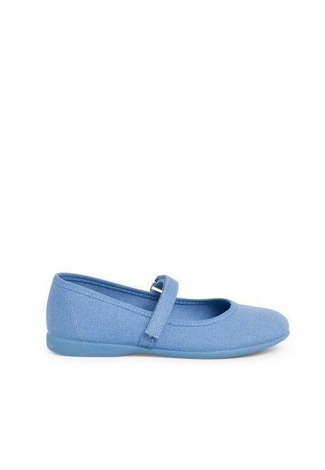 Babies à scratch fin en toile pour fille Blanc+Bleu azur+Bleu marine+Ciel clair+Corail+Écru+Fucsia+Jaune citron+Pêche+Rouge+Sable+Vert fougère 7 - vertbaudet enfant 